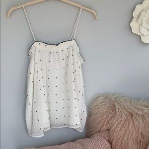 LOFT flowy spaghetti strap top EUC